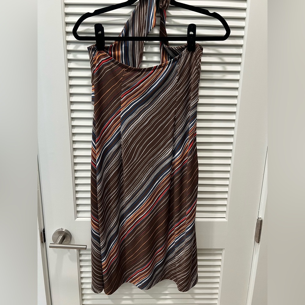 BCBGMaxAzria Multicolor Striped Backless Dress - Picture 4 of 4